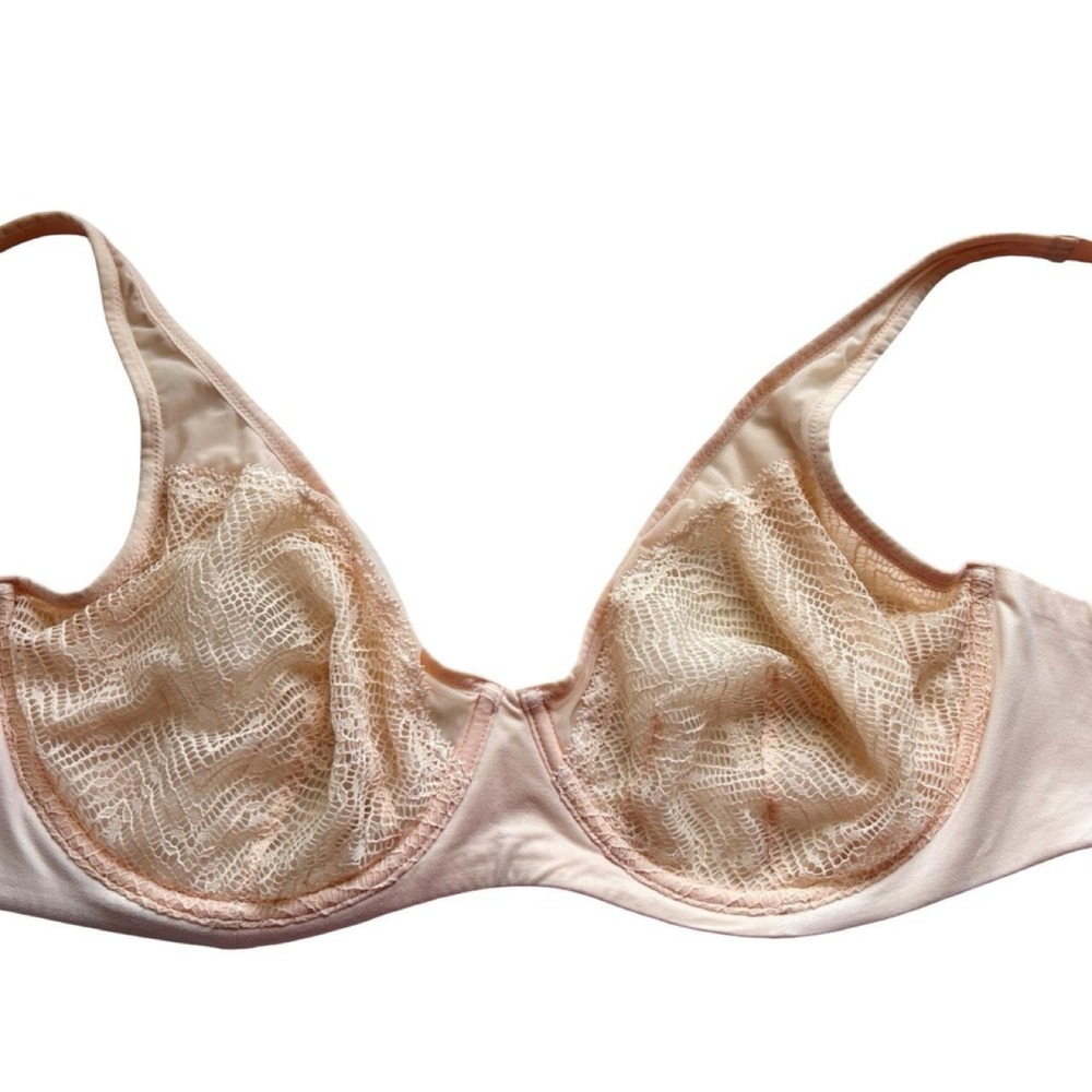 36DDD Victorias Secret Cream Bra Unlined Demi Lingerie